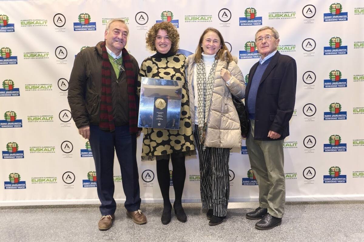 Argia Fundazioa ha obtenido la A de oro- Premio Vasco a la Gestión Avanzada.